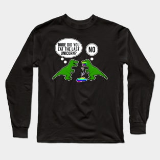 Who eat the Last Dinosaur Long Sleeve T-Shirt